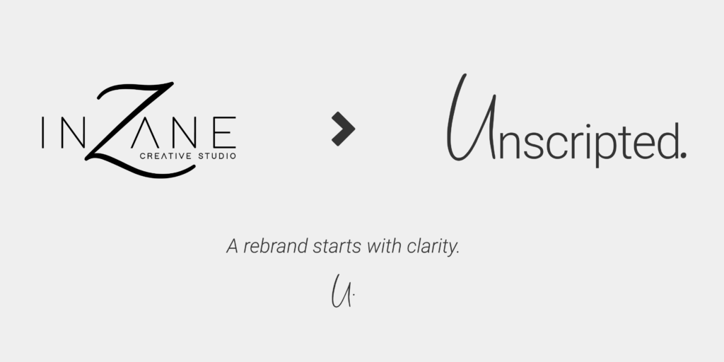 Logo before and after rebranding